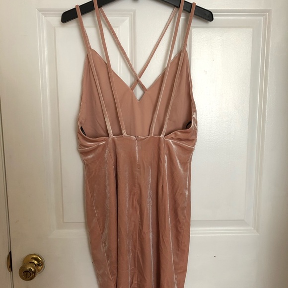 Forever 21 Pink Velvet Dress - Picture 3 of 6